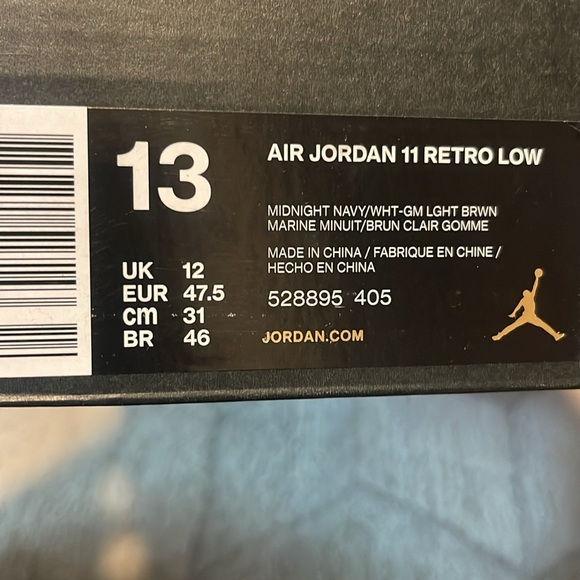 Air Jordan 11 Retro Low-Top Sneakers - Picture 10 of 10